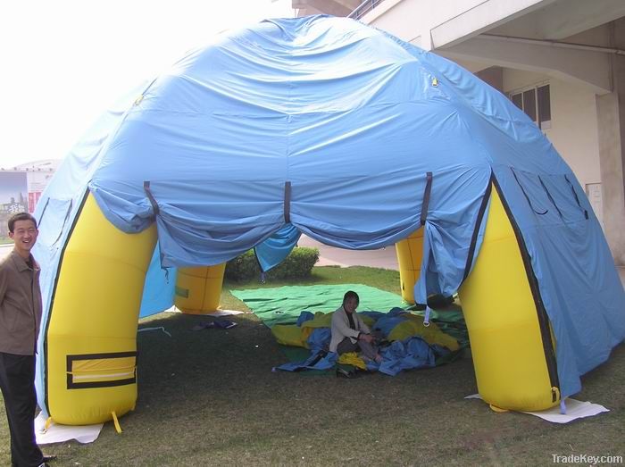 Inflatable tent