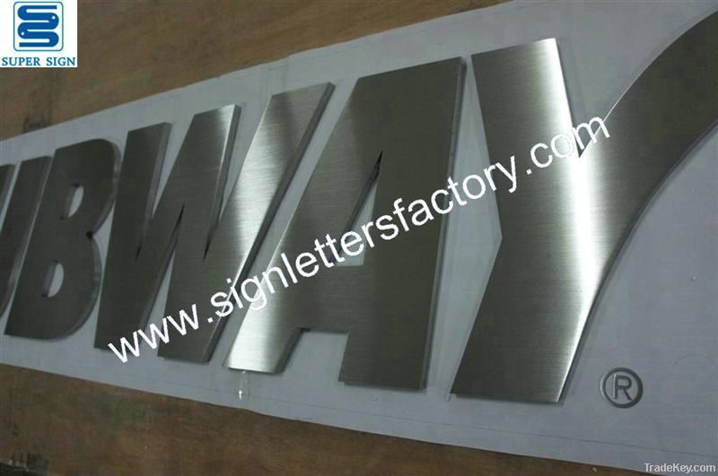 stainless steel letters