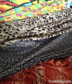 Nylon Spandex printed fabric