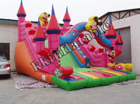 Inflatable slide