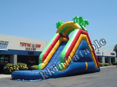 inflatable slide, inflatable water slide, water game