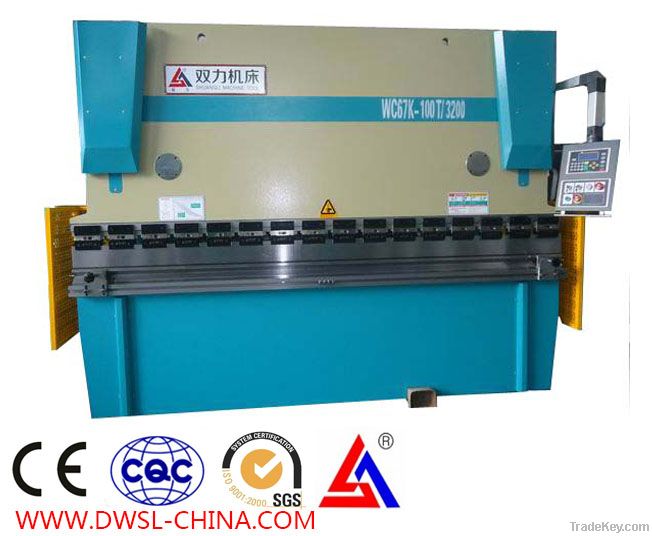 WC67K CNC Hydraulic press brake for steel sheet