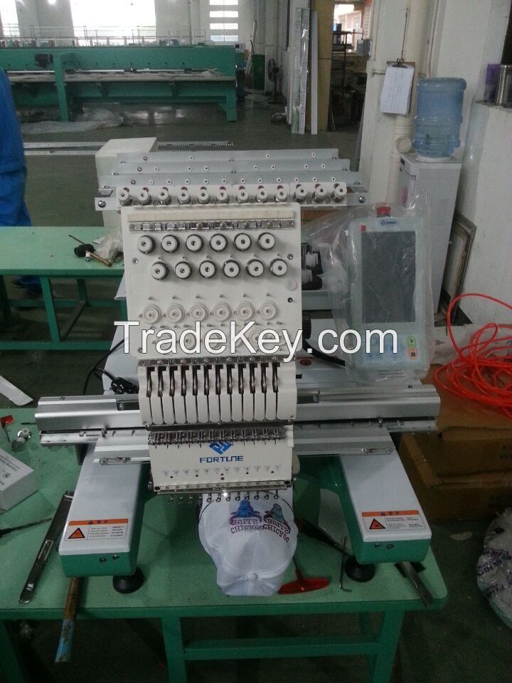 Single Head Embroidery Machine/cap embroidery machine/flat embroidery machine