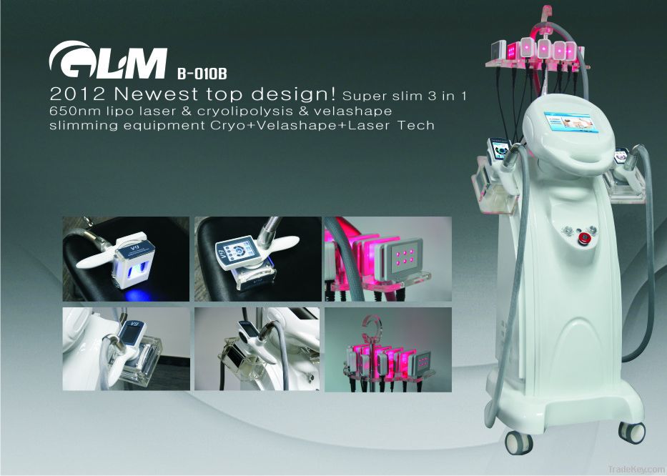 NEWEST Slimming 3IN1 photon roller+laser+cryolipolysis rf slim machine