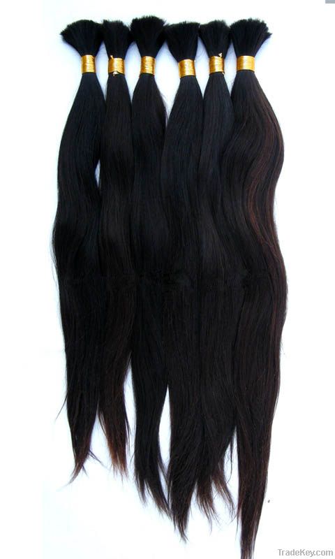 Brazilian/Indian/Chinese remy virgin human hair bulk