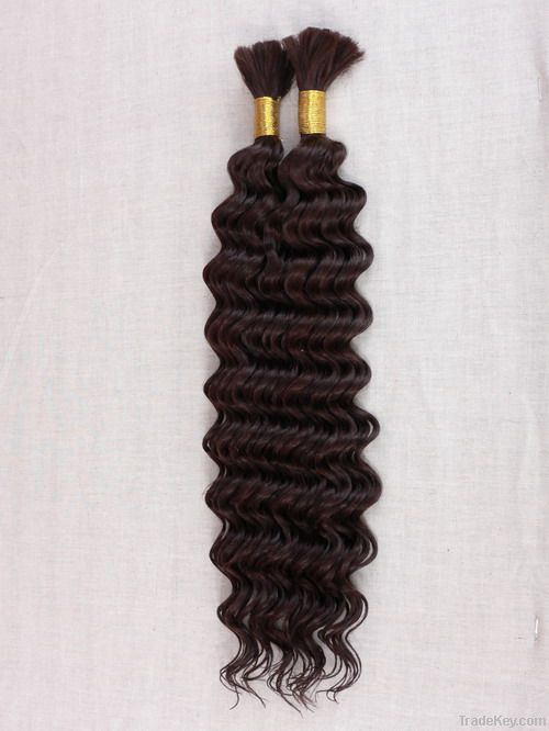 Brazilian/Indian/Chinese remy  human hair deep wave bulk