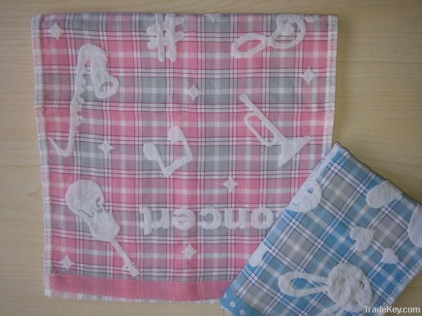 double layer children towel of pure cotton gauze