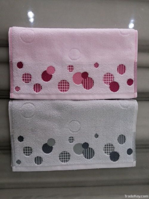 untwist cotton jacquard face towel