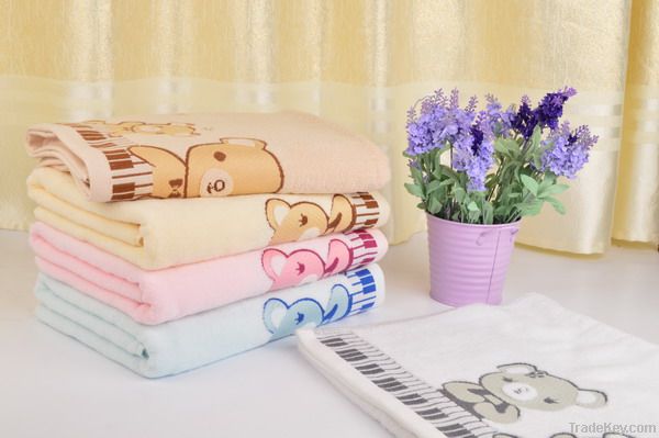 100% cotton jacquard bath towel