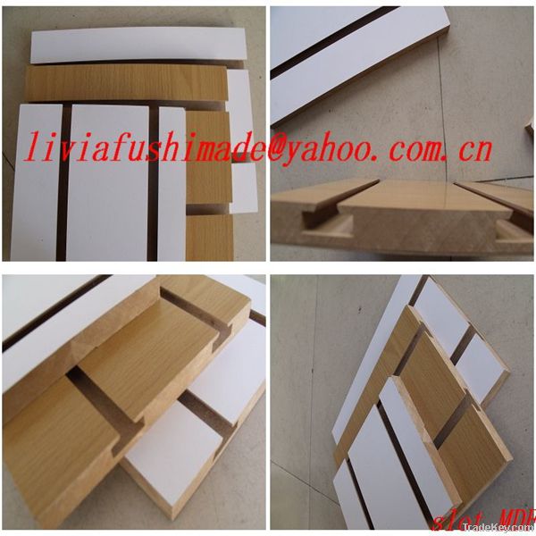 slot melamine MDF