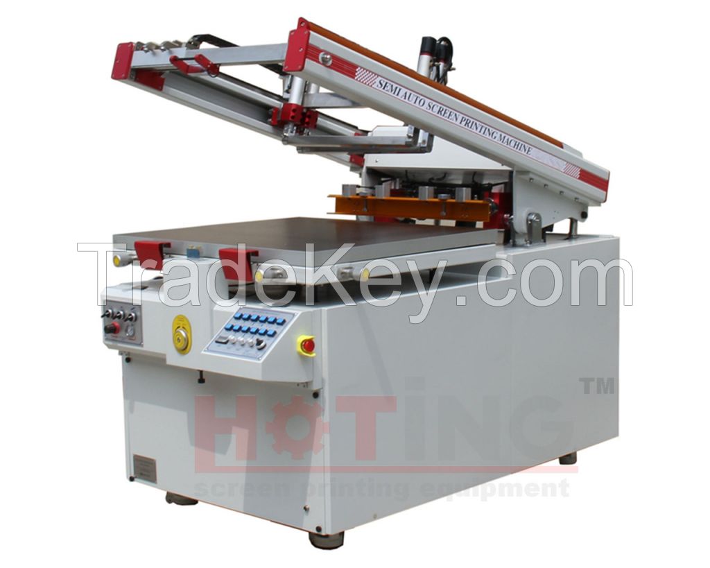 Semi automatic screen printing machine