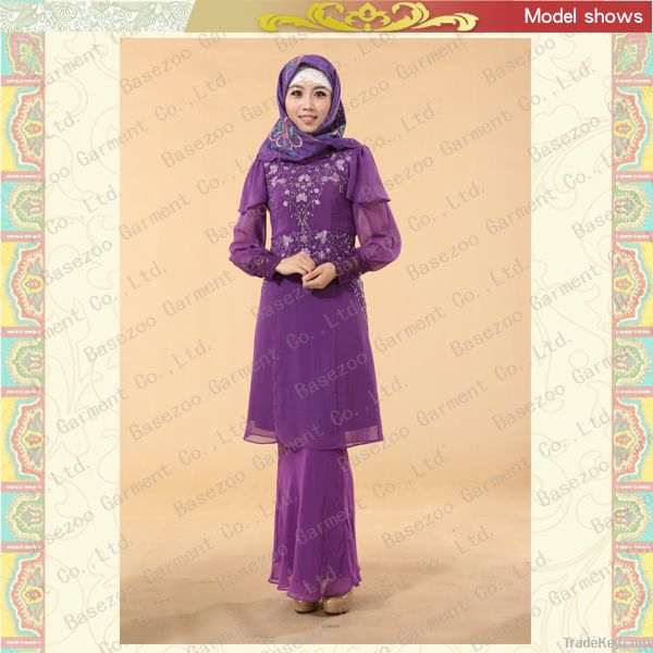 MF18573 fancy high quality abaya islamic clothing