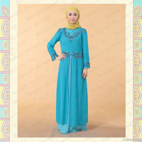 MF19465 fancy islamic clothing abaya wholesale
