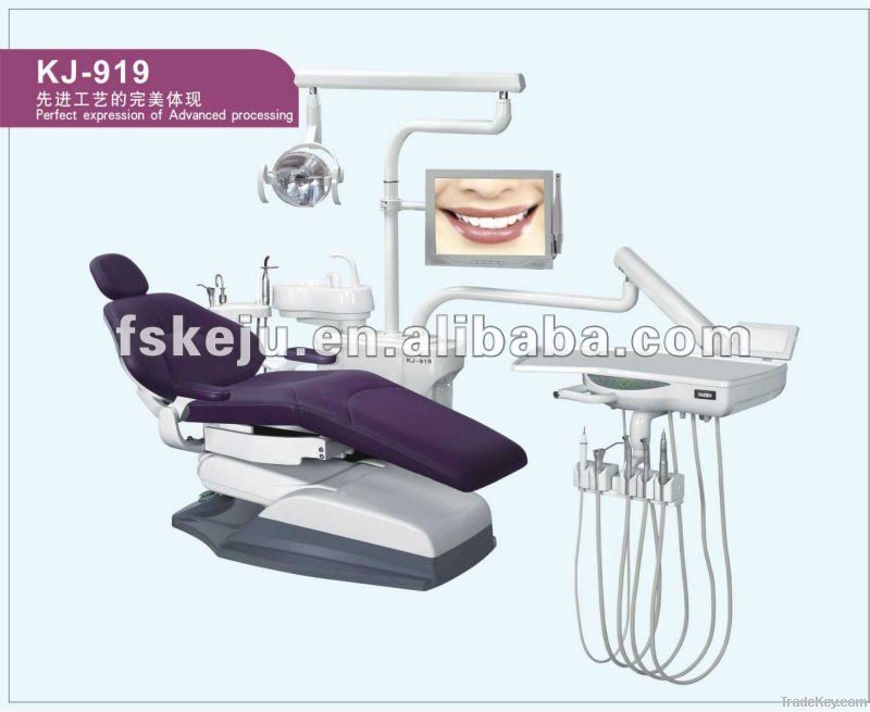 Foshan luxury & inexpensive dental chair KJ-919 with 3 memory program