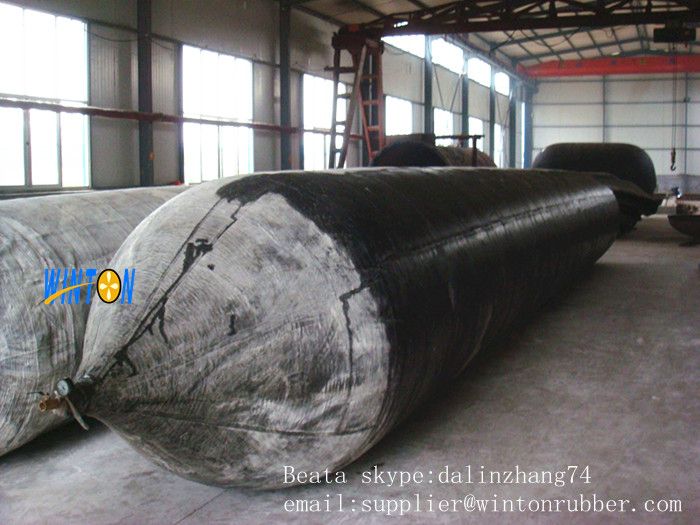 marine rubber pontoons for ship lifting