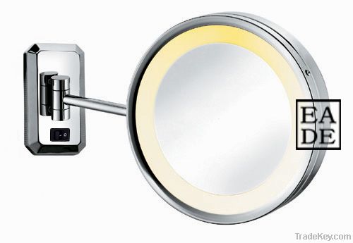 Wall mounted lighting makeup mirror