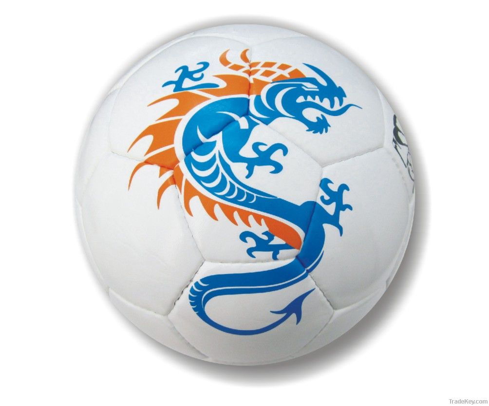 Hand stitched PU soccer ball-002B