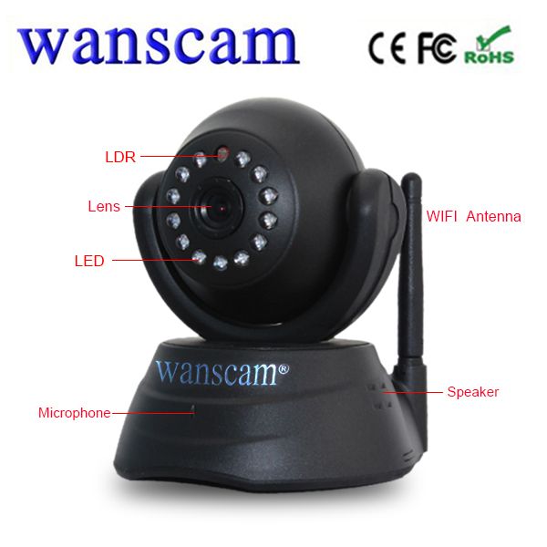 New Private Model Wanscam JW0003 P2P Recording Wifi Network Audio Speak Video Security Wifi Baby Monitor