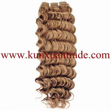 Hot 100% Indian remy hair deep wavy hair extension