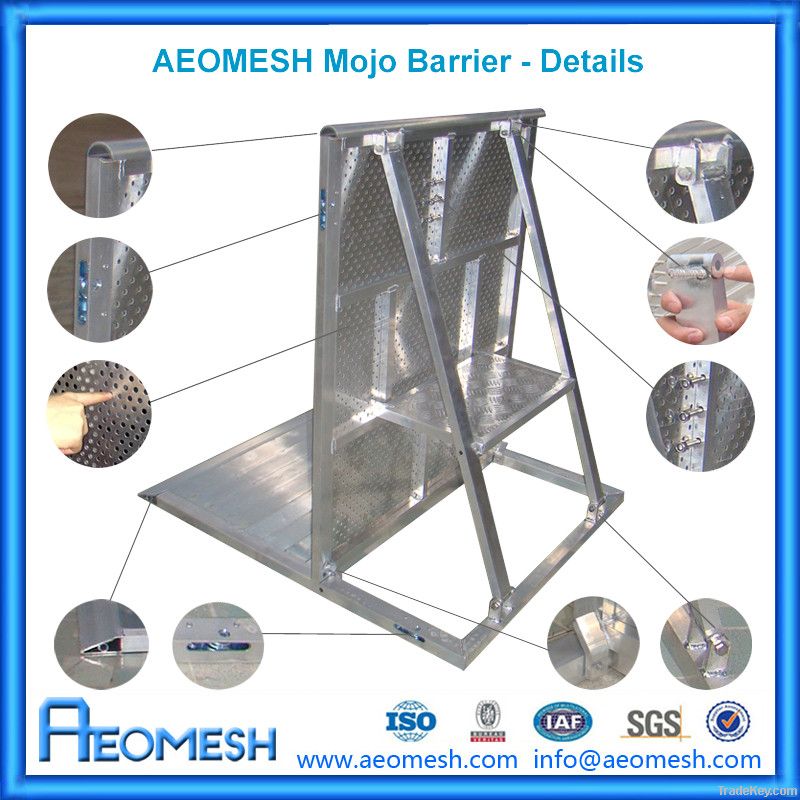 AEOMESH Hot Sale Framelock Barrier for Concert