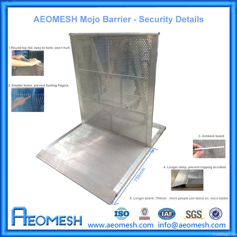 AEOMESH High Quality Concert Crowd Control Mojo Barrier