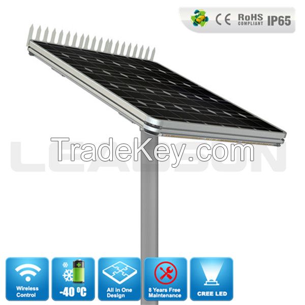 30W /40W/50W CREE LED  All In One Solar Street Lighting for Carpark or Highway