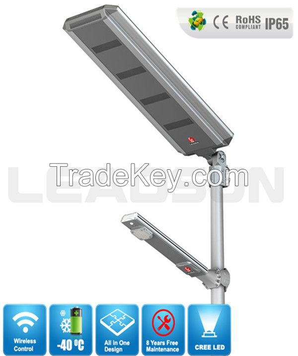 2015-2016 Best Factory Price Wireless Integrated Off-grid Solar Street Lighting