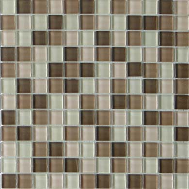 Crystal mosaic tiles