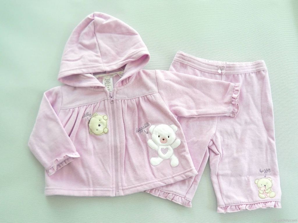 Carter - 2 pcs set Baby Girl Winter Wear size NB, 3 M, 6 M, 9 M