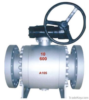 Trunnion mounted ball valve