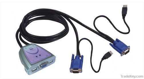 Pocket Type 2 Port USB KVM Switch