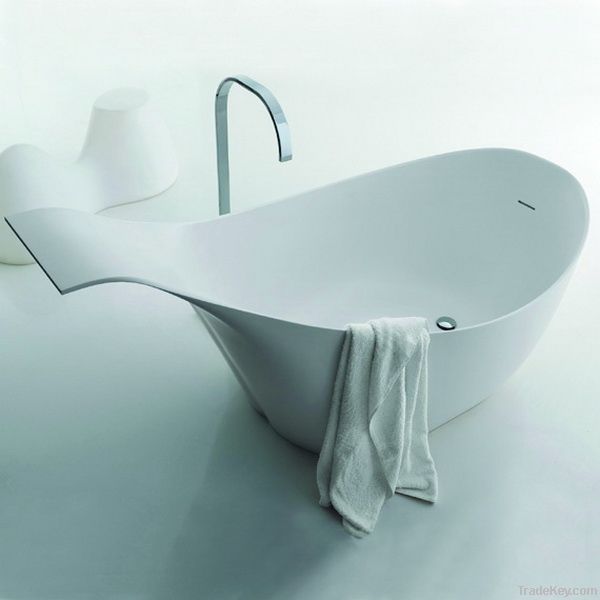 Solid Surface Composite Stone Bathtub PB1002