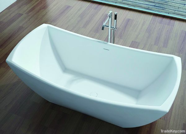 Solid Surface Composite Stone Bathtub PB1002