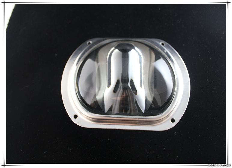 Led glass lens for high power street light