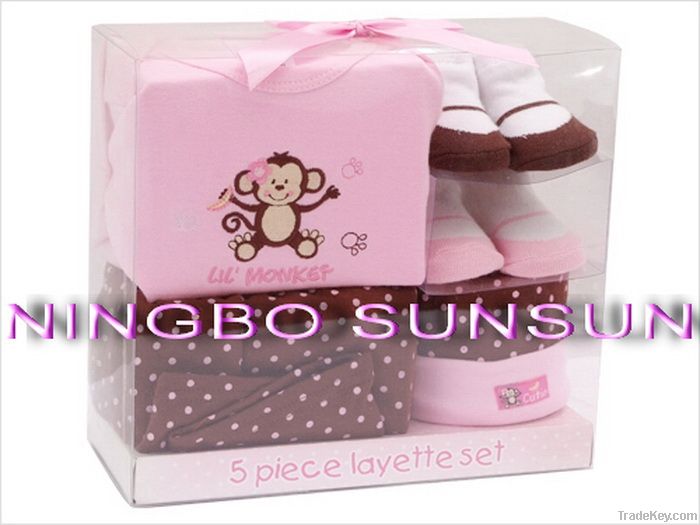 2013 new baby safety products, STOCK baby gift set Baby garment