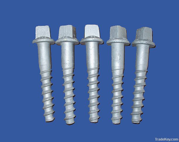 WOODEN SLEEPER SCREW SPIKE/RAILWAY FASTENERS