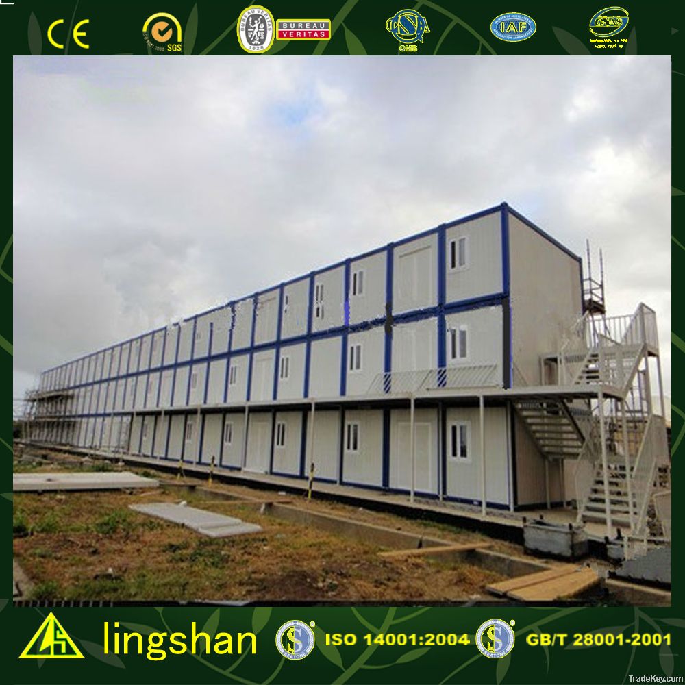 Container Homes for Temporary Living in Factory