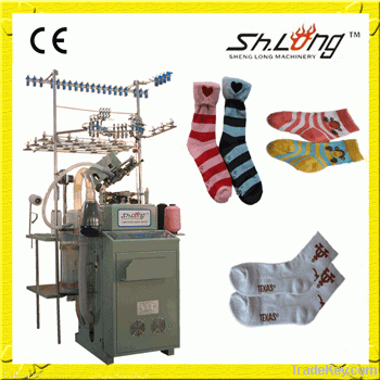 6f fully computerized terry socks knitting machine