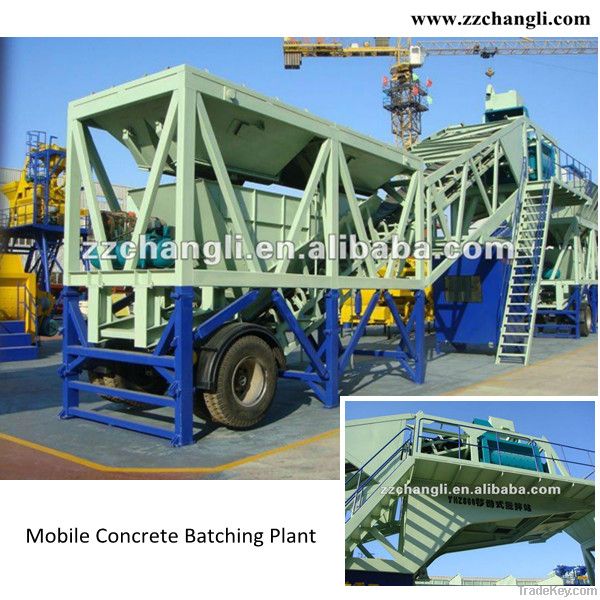 Factory for Mobile Concrete Batching Plant