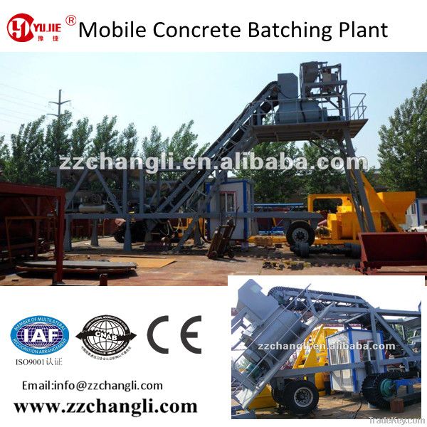 Factory for Mobile Concrete Batching Plant