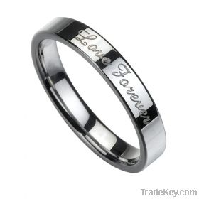 Love Forever Tungsten Wedding Ring