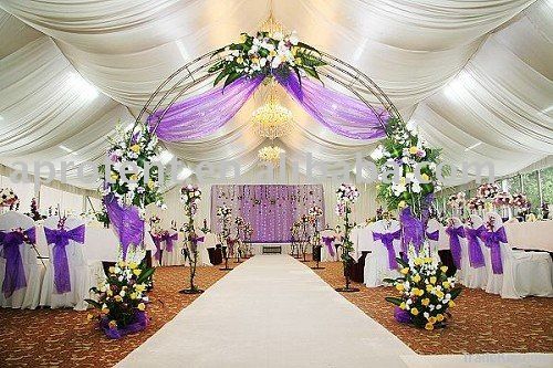 Outdoor wedding tents