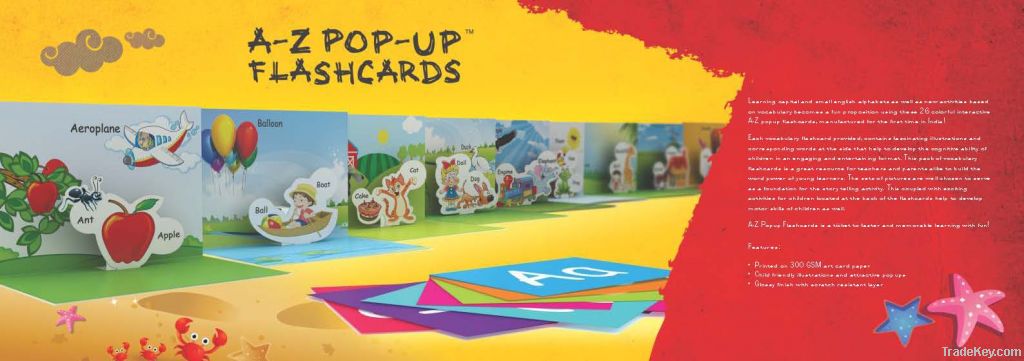 A-Z Pop up Flash cards