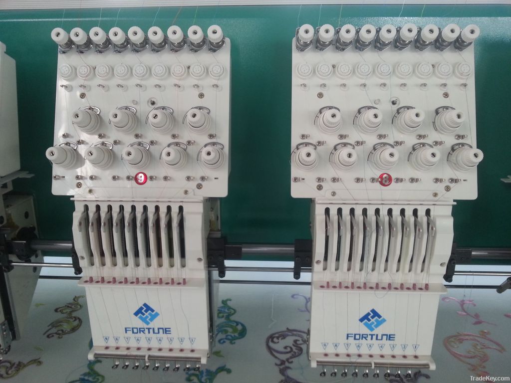 Flat embroidery machine, computer embroidery machine