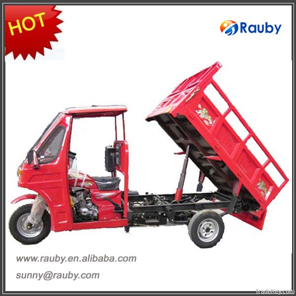 150cc hydraulic lifting cargo tricycle