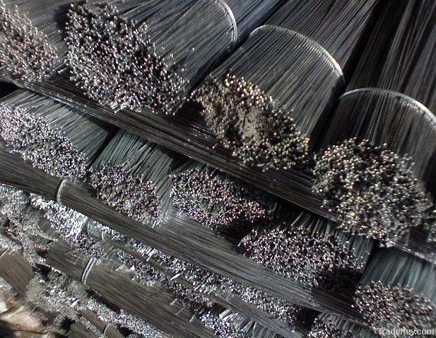 Black Straightened Cut Wire