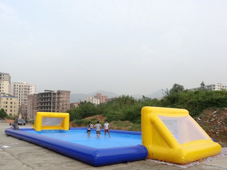 inflatable football field