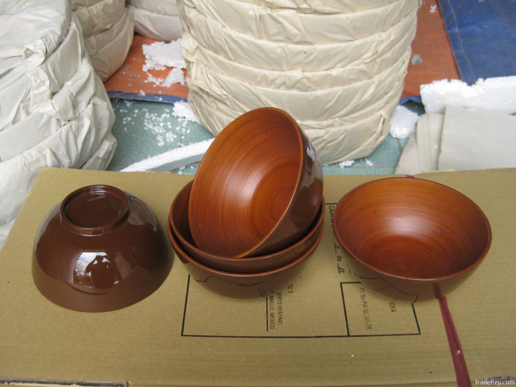 Bamboo bowl for home or restaurant use