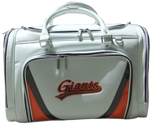 Men's Golf Clothes Bag in Black or White (Optional), Made of Enameled and PU Leather