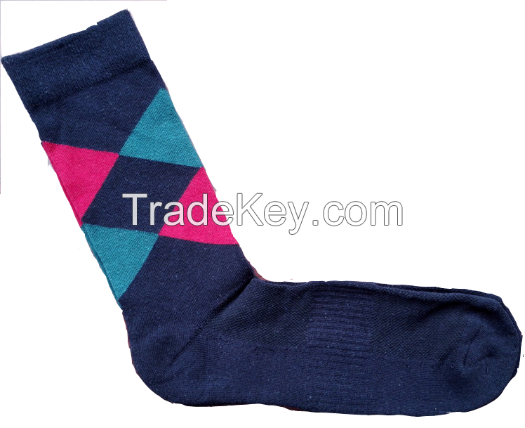 knee high cotton men's socks tube socks